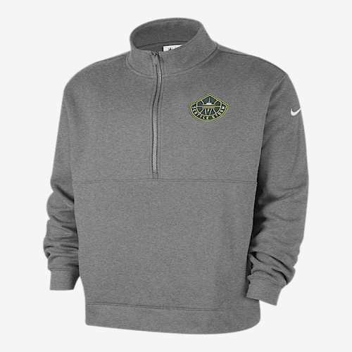 나이키 Seattle Storm Club 남성 WNBA Half-Zip Top Dark Grey Heather II0564-063