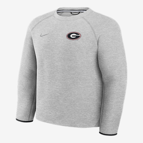 나이키 Georgia Tech Fleece 남성 College Pullover Crew Grey 05L6086NNGB-J35