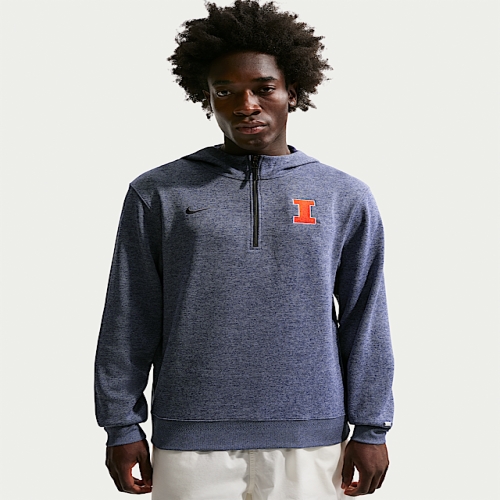 나이키 Illinois Fighting Illini NCAA 남성 Basketball Coaches Pullover 후디 Coll..