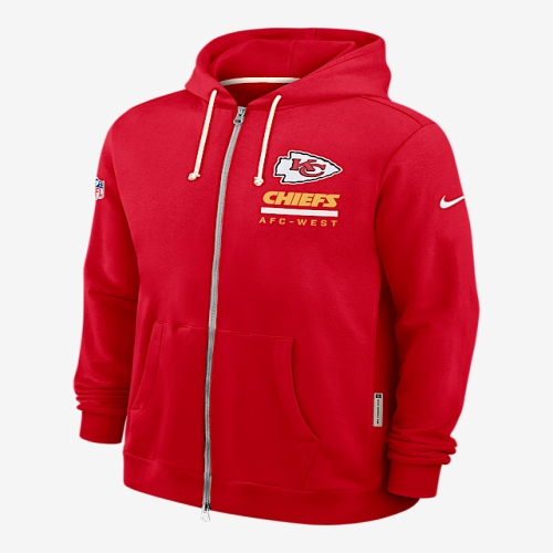 나이키  Kansas City Chiefs Utility Player Sideline 남성 Dri-FIT NFL Full-Zip 후..