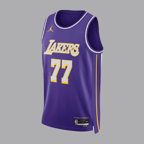 나이키 로스앤젤레스 레이커스 2025/26 스테이트먼트 에디션 남성 NBA 스윙맨 저지 HM4877-506