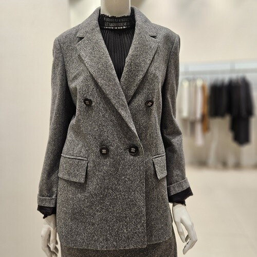 DECO 울 더블 버튼 자켓 P4G41WJK970