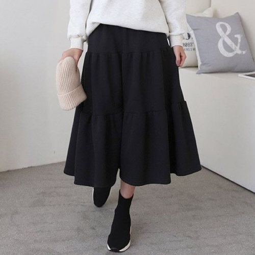 아이우먼 네추럴기모캉캉스커트 YYV882M512 빅사이즈