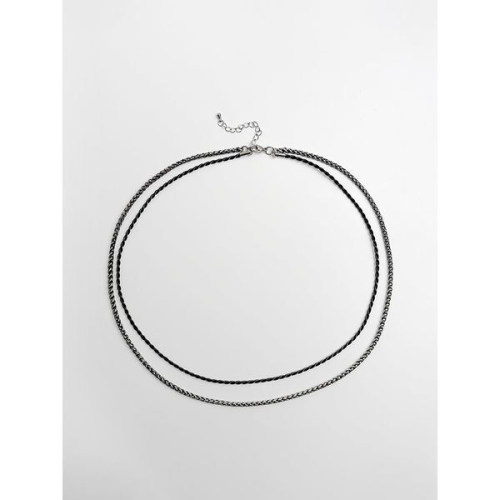 탑보이  트렌디 꽈베기 끈 목걸이 VIAC013