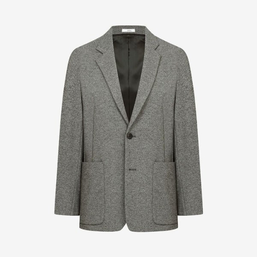 지이크 멜란지그레이 브러쉬드 캐주얼 셋업 자켓 PLEAX4228