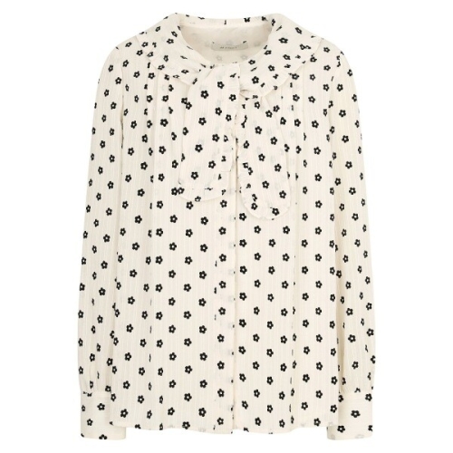 NBA 제이제이 지고트 프릴 타이넥 플로럴 블라우스 G 0BL30