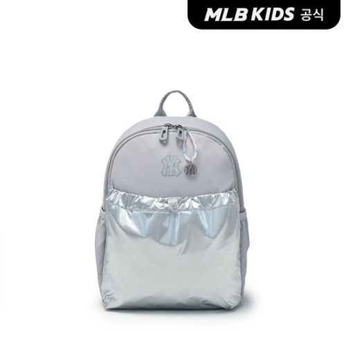 MLB키즈 26N 글로시 스트링 백팩 NY L.Grey 7FBKB106N-50GRL