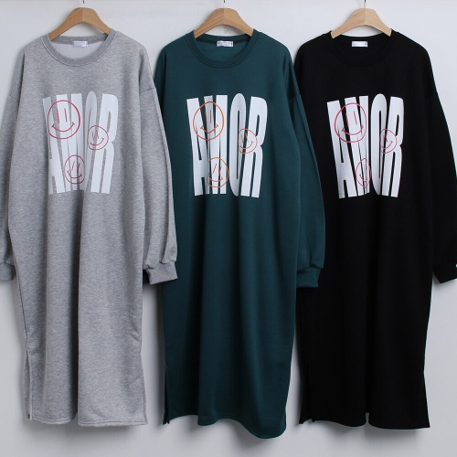 아이우먼 빅사이즈원피스 T630L512 빅나염스마일박스원피스 BU