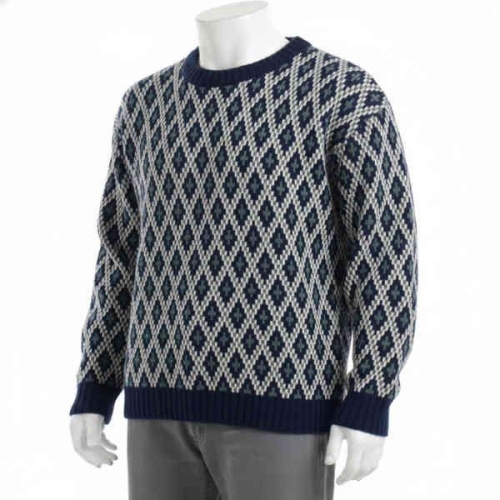 니들스 NEEDLES Crew Neck Sweater Shetland Navy PU315 크루넥 스웨터 셔틀랜드 821305