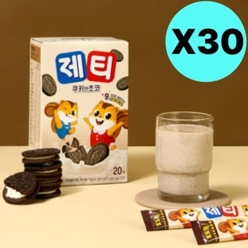 동서식품  제티 쿠키앤초코 스틱 17g 20개입