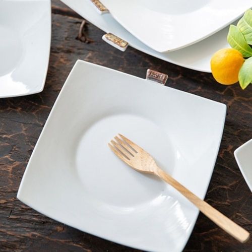 이진 단아 정사각 접시 2호 16.5cm