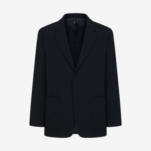 신원 아울렛울 스트레치 오버핏 셋업 자켓 블랙 PJEAH403