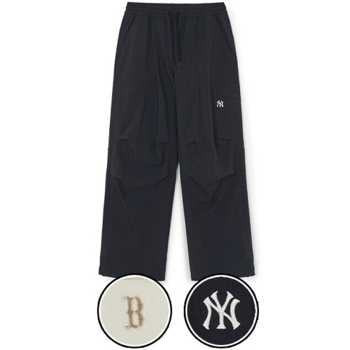 MLB 남녀공용 파라슈트 코튼터치 와이드 팬츠 3AWPB0161