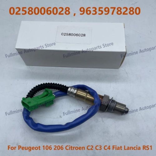 하이 퀄리티 O2 산소 센서 0258006028 9635978280 푸조 106 206 시트로엥 C2 C3 C4 피아트 란시아 ..
