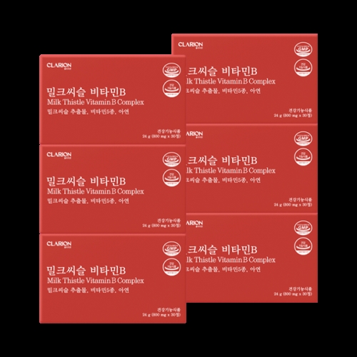 우리바이오 클라리온 밀크씨슬 비타민B 30정
