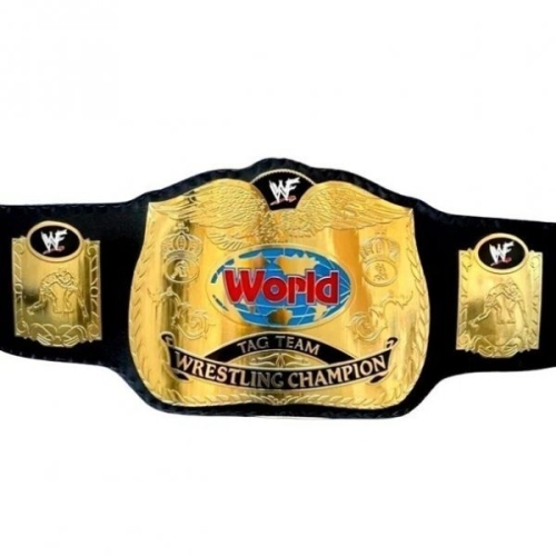월드 태그팀 레슬링 챔피언십 2mm 황동 성인 사이즈 133862