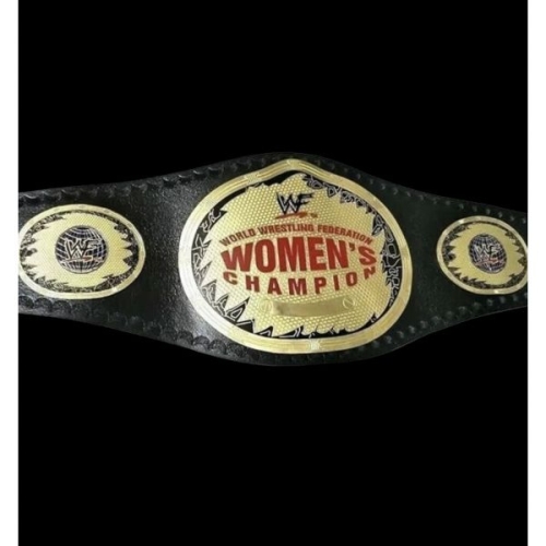 월드 레슬링 여자 챔피언십 타이틀, 2mm 황동 가죽 스트랩 벨트 복제품 133865