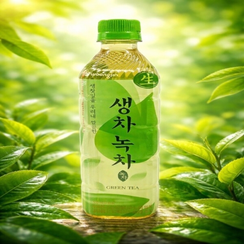웅진식품 생차 녹차 500ml