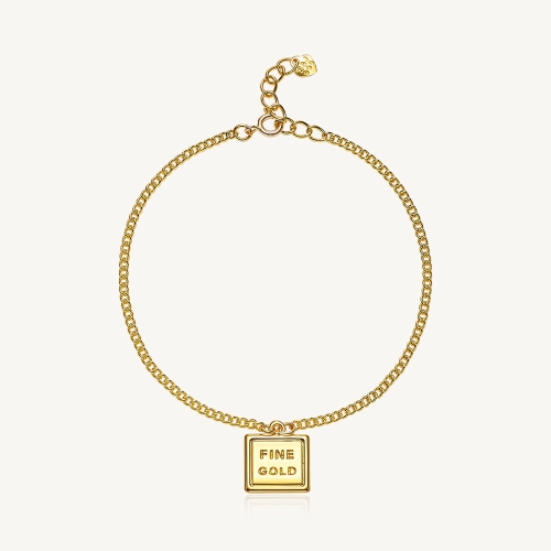 수앤진골드  채움 파인골드 체인 팔찌 4.5g