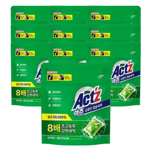 액츠 퍼펙트 딥클린 캡슐세제 28개입