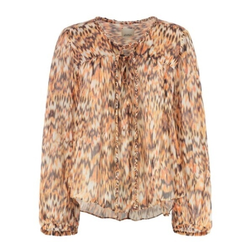 이자벨마랑 ISABEL MARANT 아메티사 프린티드 실크 블라우스 25EHT0078F