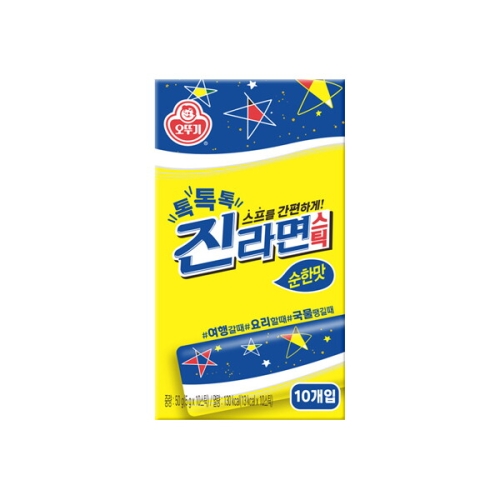 오뚜기 톡톡톡 진라면 스틱 순한맛 50g(5gx10입)