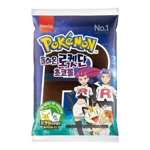 SPC삼립  포켓몬빵 돌아온 로켓단 초코롤 85g