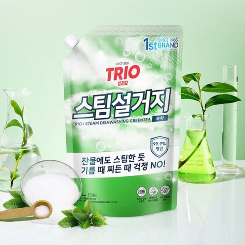 트리오 스팀설거지 녹차 1L