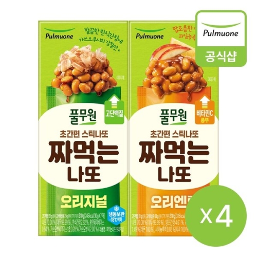 풀무원 짜먹는나또 오리지널 210g + 오리엔탈 210g