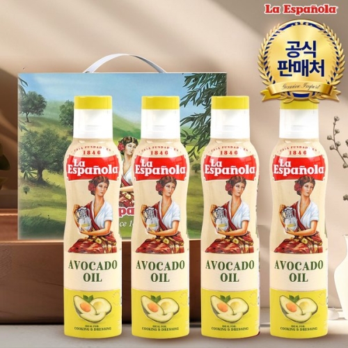에스파놀라 스프레이 아보카도오일 200ml 4병 선물세트