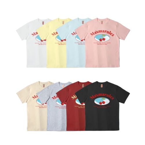 마스마룰즈 MASMARULEZ Fluffy cherry cool cotton T-shirt_8Colors5014625815 124559