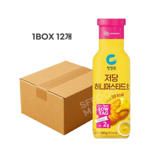 청정원 저당 허니 머스타드 소스 240g