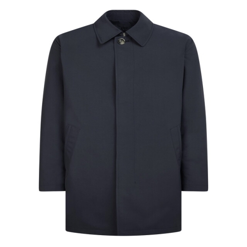 닥스 남성 네이비 단색 트렌치코트_WMTR5AC02N3