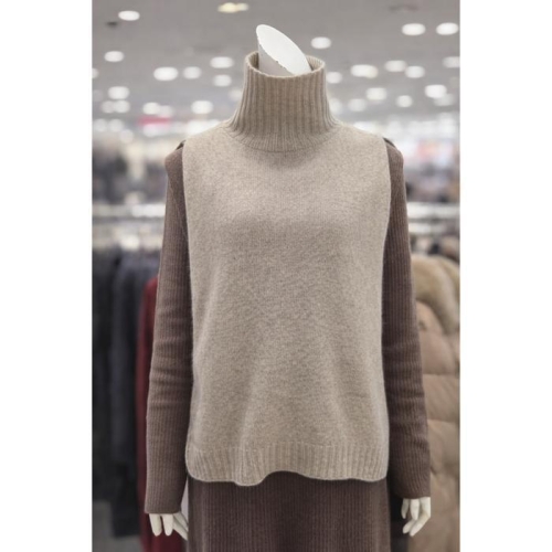 트리아나 하이넥 울 니트 조끼 AL4VA14