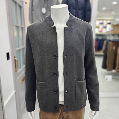 인디안 자켓형 이중직 니트 가디건 MUOBC4F841145_SH