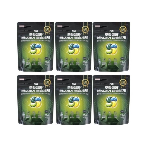 피지(FIJI) 모락셀라 냄새제거 캡슐세제 20개입