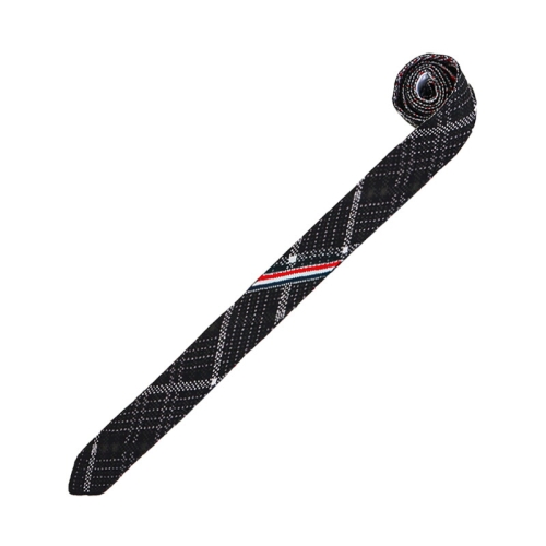 톰브라운 체크 실크 넥타이 MNL078K Y4003 001