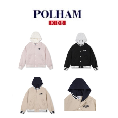 폴햄키즈 26년신상공용 후드 베이스 볼 점퍼 PKG1JP3020