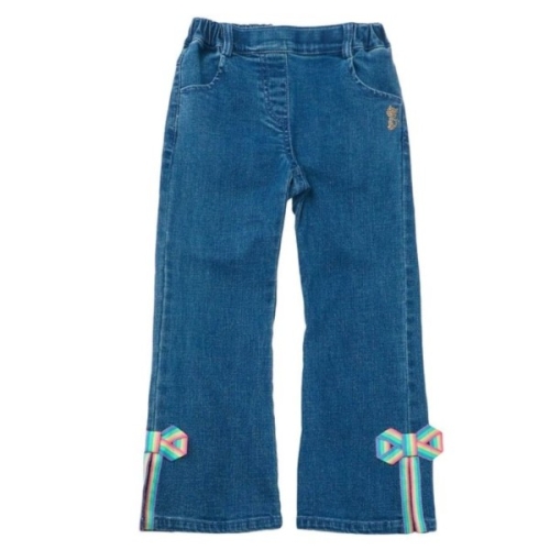 프렌치캣 백 리본 장식 데님 P.T Q51DBP100N