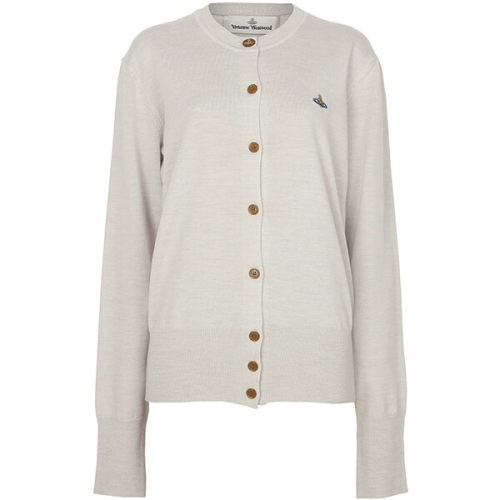 비비안웨스트우드 여성 베아 자수 로고 울 가디건 1803002P Y0006