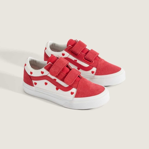 반스 키즈 올드스쿨 벨크로 발렌타인 VN000CYDJV6