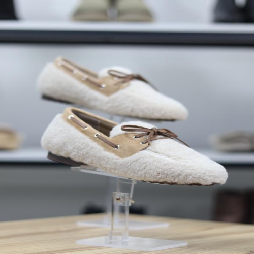 바이로쏘 세이브존06 천연가죽 퍼트리밍 안감 플랫굽 단화 1.5cm 로퍼 BY 25W12J882CA3