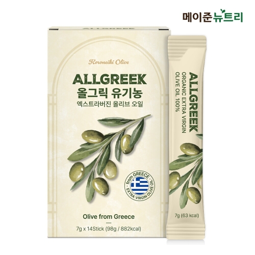 후레쉬닷컴 올그릭 유기농 엑스트라버진 올리브 오일 98g(7gx14포)