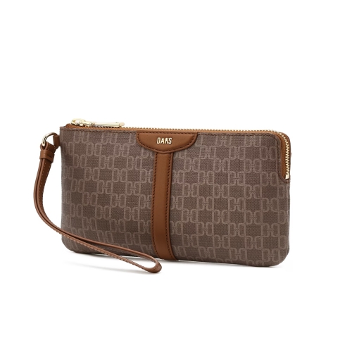 닥스 세인트바넷 DD패턴 가죽 미니 클러치백_DCWA6E804