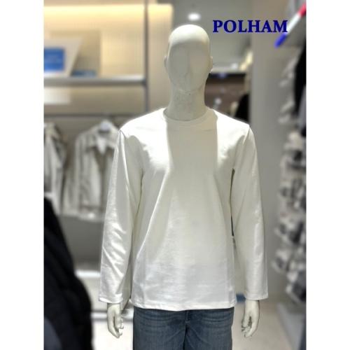 폴햄 남성 조직물 긴팔 티셔츠_PHG2TS1310