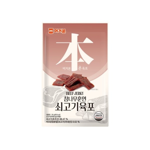 머거본  참나무훈연 쇠고기육포 30g