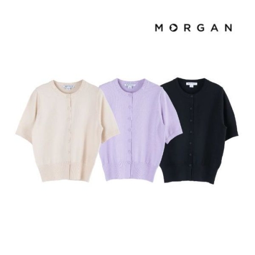 모르간 여성 뉴 반팔 가디건 3종
