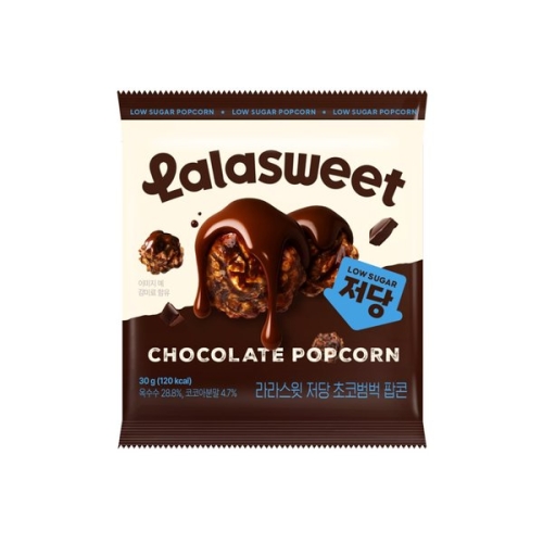 라라스윗  저당 초코범벅 팝콘 30g