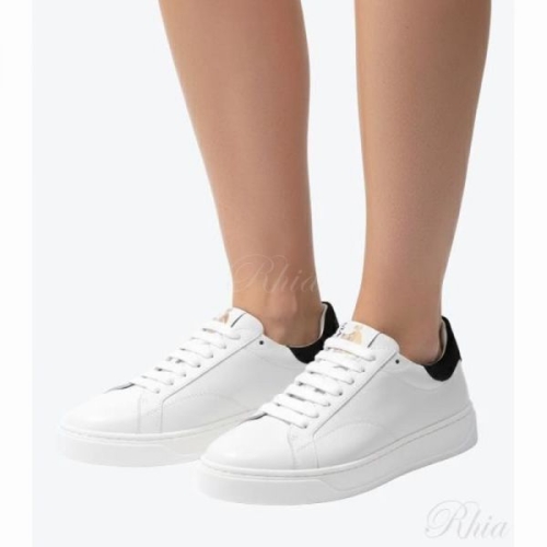 랑방 FMSKDK0AGOSU 0010 DDB0 레더 스니커즈 150595646