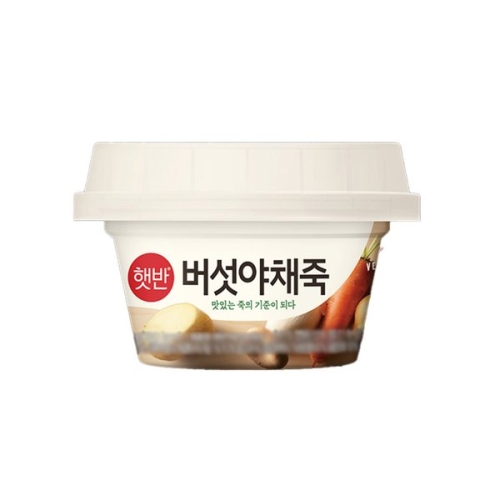CJ제일제당  햇반 버섯야채죽 268g
